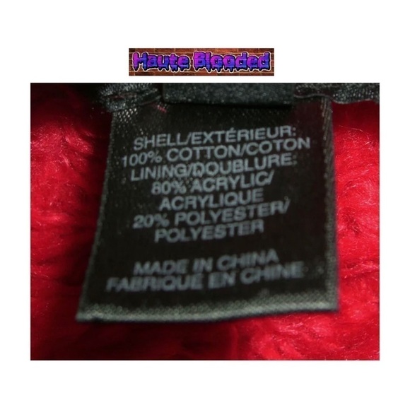 Marc By Marc Jacobs Bright Pink Hoodie W/ Red Faux Fur Lining Warm Sweatshirt S - Picture 12 of 13